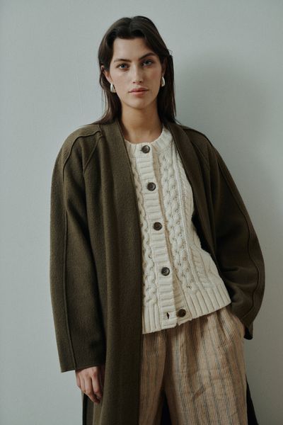 Hovedbilde Dahlia Cable Knit - White Sand