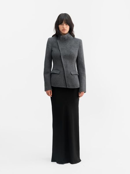 Hovedbilde Leia Wool Blazer Dark Grey