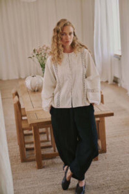 Billie Barrel Pant Black